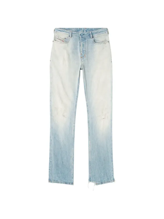 Diesel Diesel ジーンズ ブーツカット ほつれヘム ブルーの商品画像