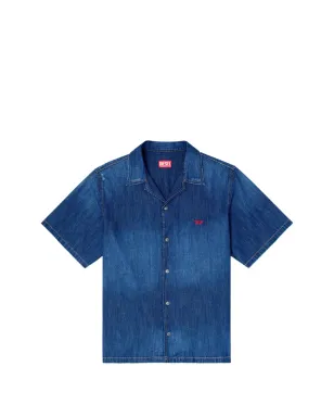 Diesel D-Nabil デニムTシャツ - ブルー - サムネイル1