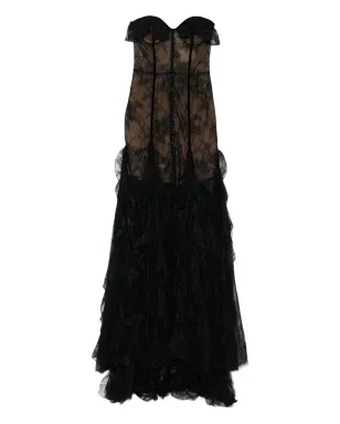 Costarellos Rosaline lace gown - サムネイル1