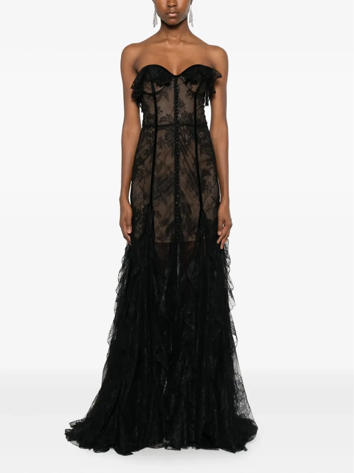 Costarellos Rosaline lace gown - 画像2