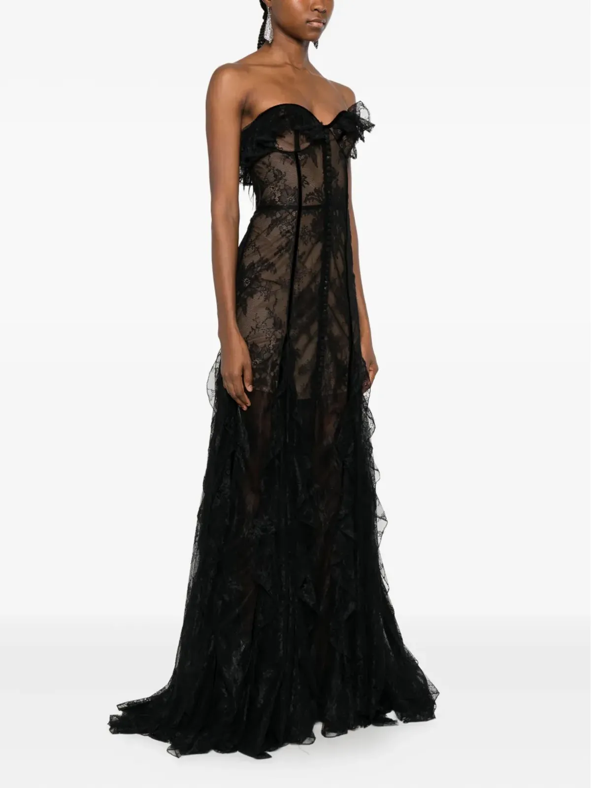 Costarellos Rosaline lace gown - 画像3