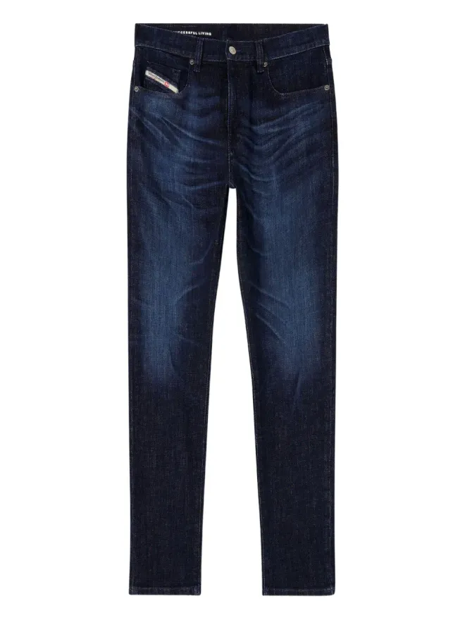 Diesel Diesel D-Strukt 0adbl comfort denim slim jeans - Blueの商品画像