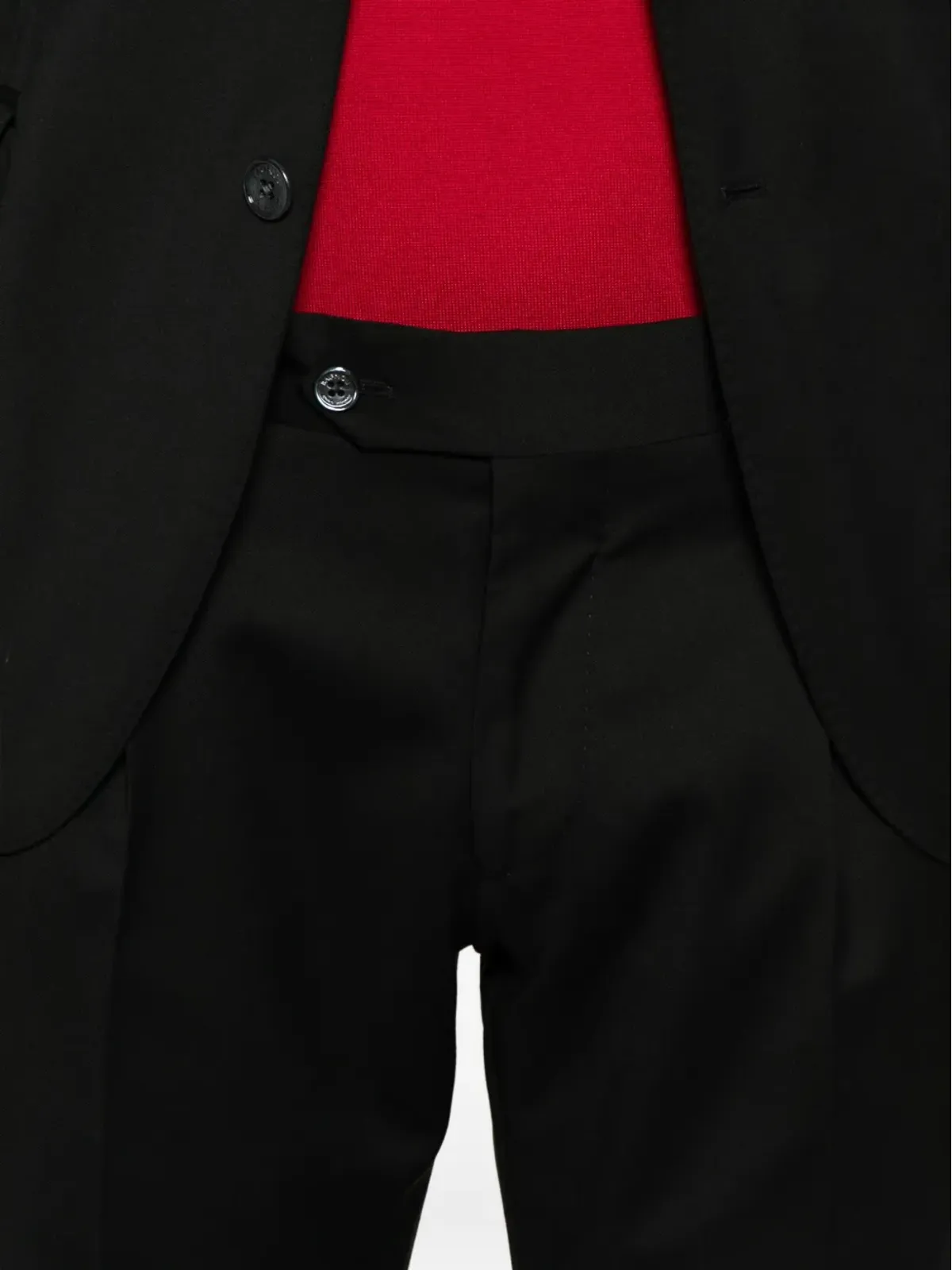 Bagnoli Sartoria Napoli ピークドラペル・シングルブレストスーツ - 画像5