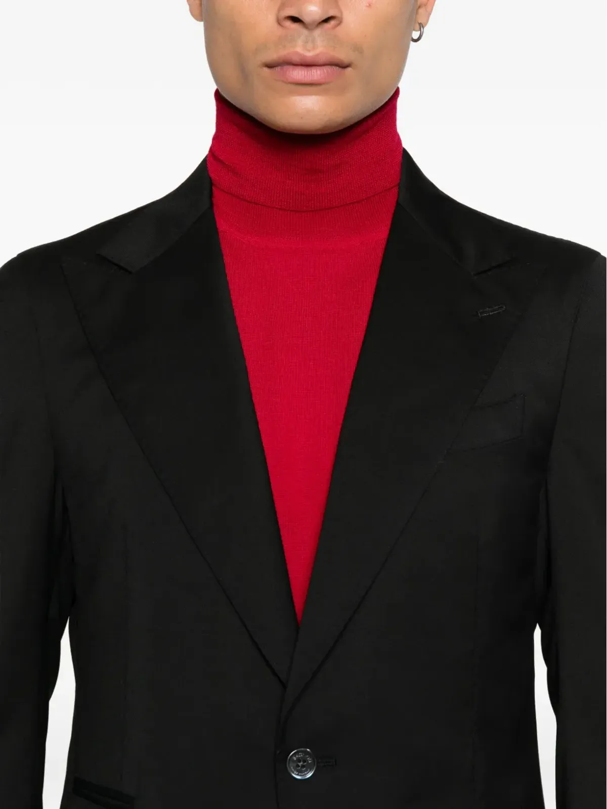 Bagnoli Sartoria Napoli ピークドラペル・シングルブレストスーツ - 画像4