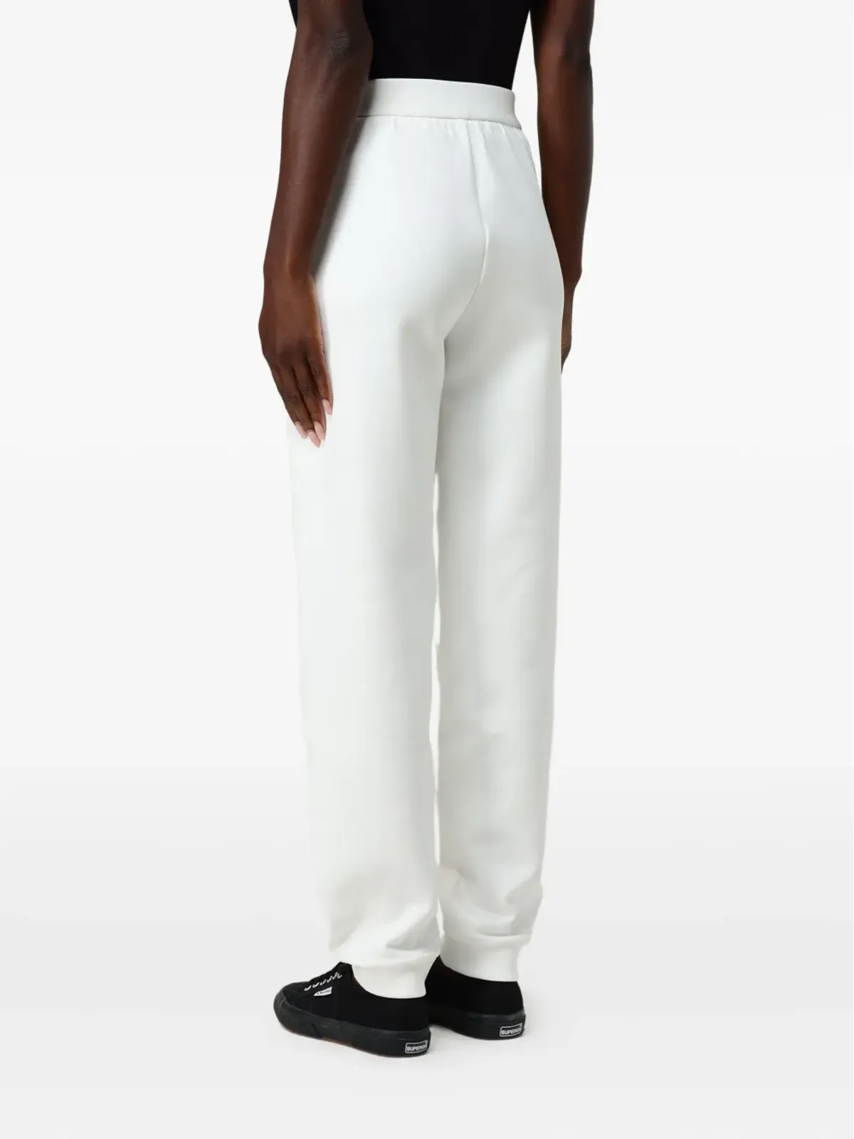 Emporio Armani サイドストライプ トラックパンツ - ホワイト - 画像2