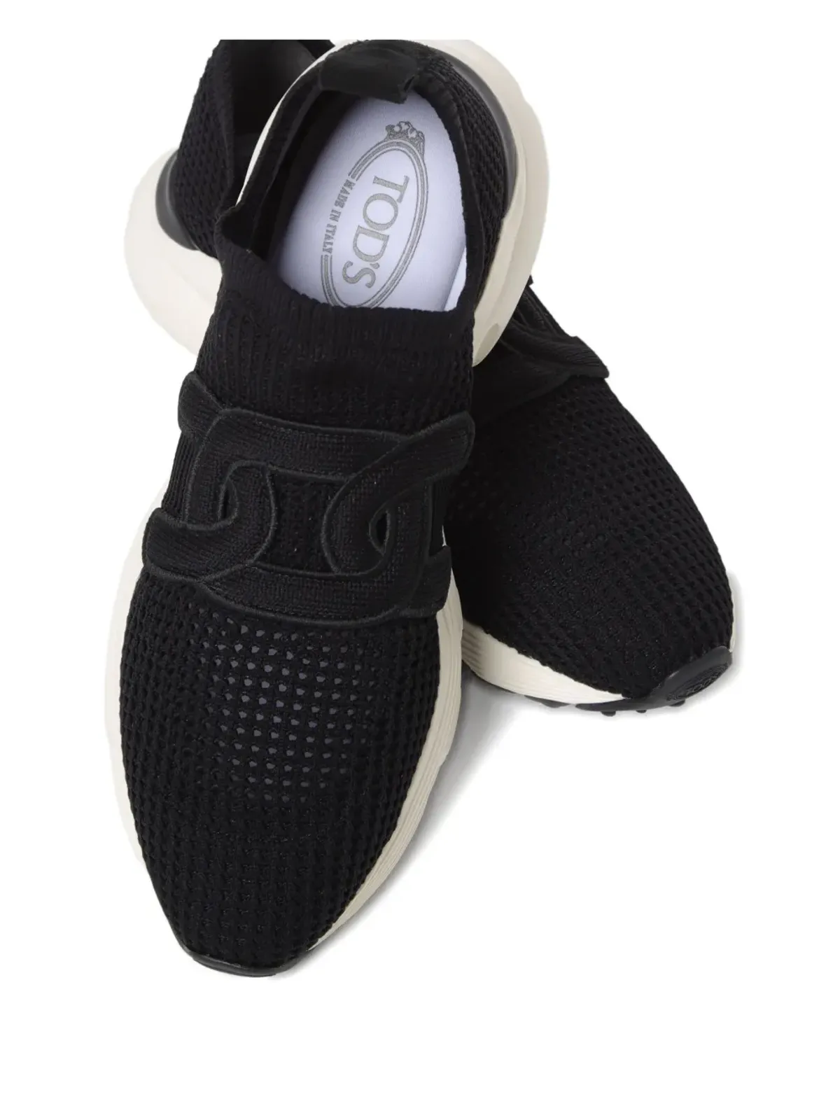 Tod's チェーンパッチスニーカー ブラック - 画像4