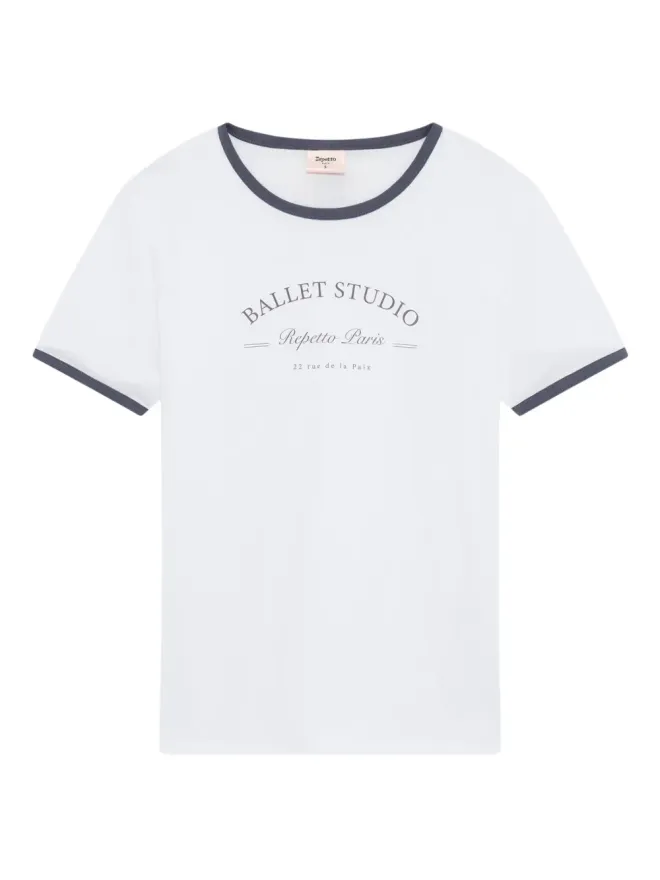 Repetto Repetto ツートーン クルーネック Tシャツの商品画像