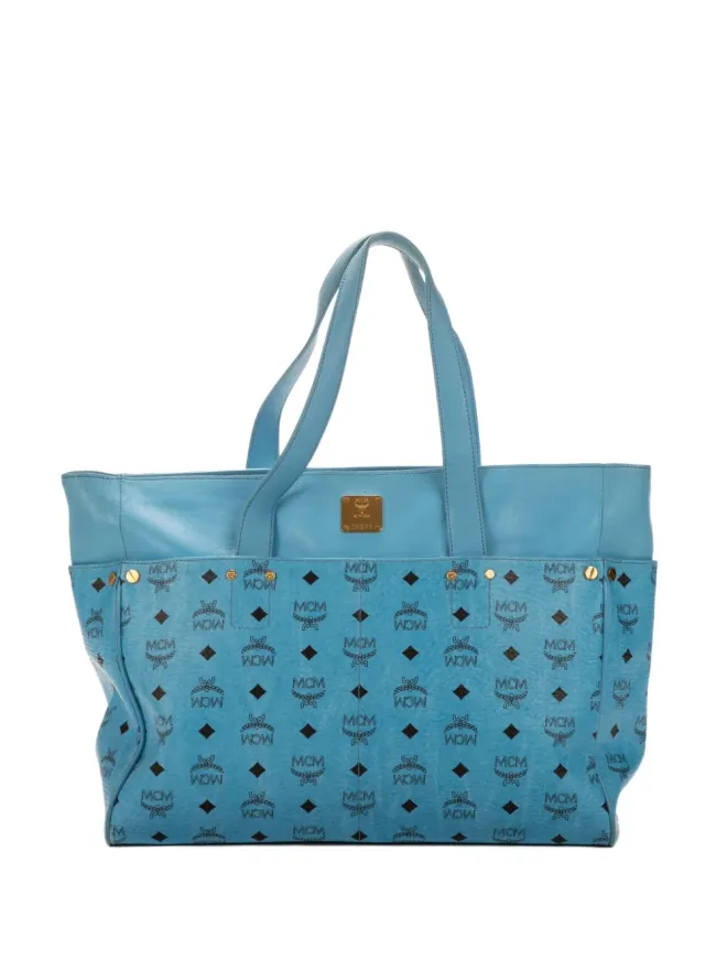 MCM Pre-Owned MCM Pre-Owned Visetos トートバッグ - Blueの商品画像