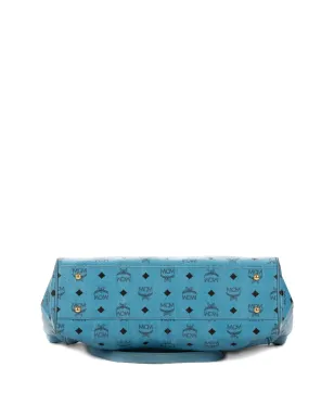 MCM Pre-Owned Visetos トートバッグ - Blue - サムネイル3