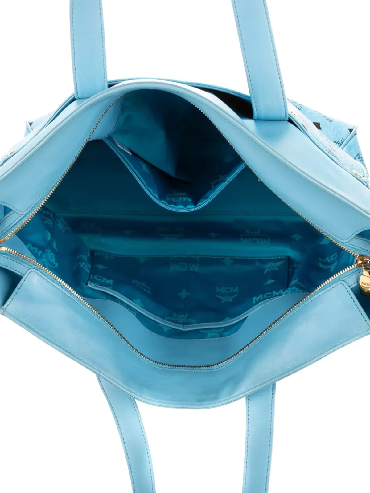 MCM Pre-Owned Visetos トートバッグ - Blue - 画像4