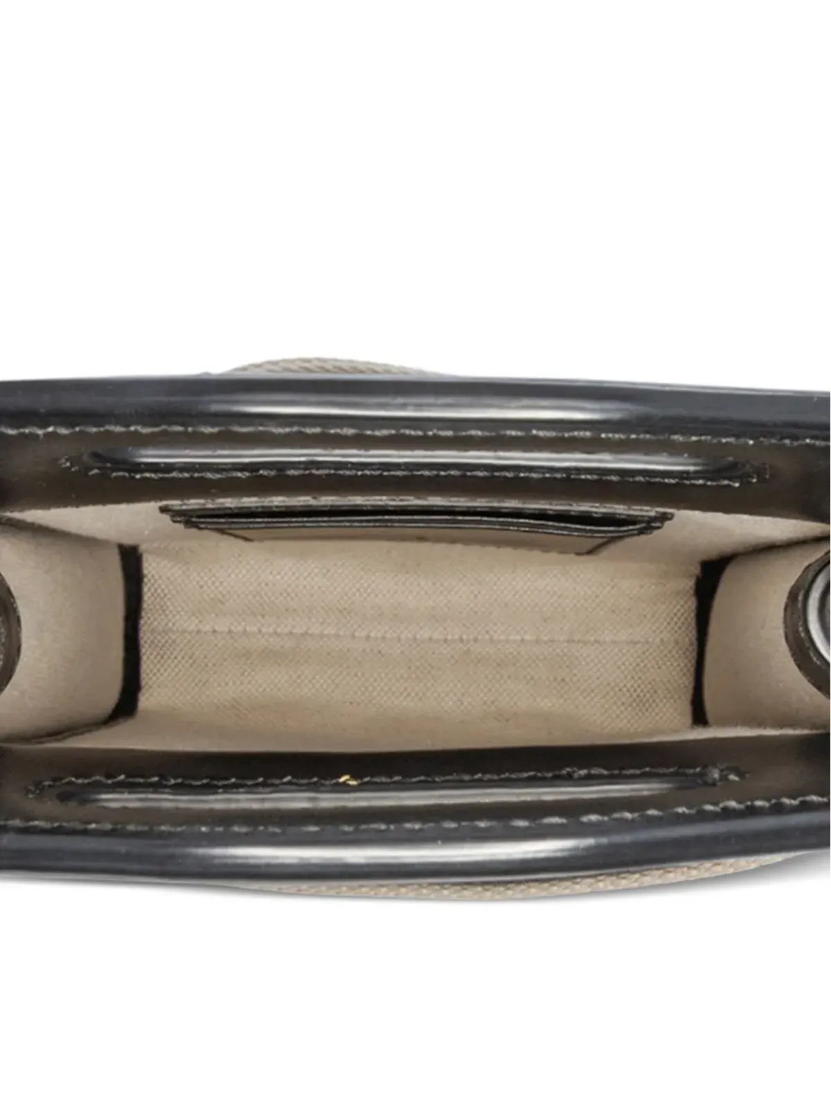 Gucci ビンテージ 2016-2025 ミニ GG マテルラス レザー カットアウト ハンドル サッチェル - ブラック - 画像5