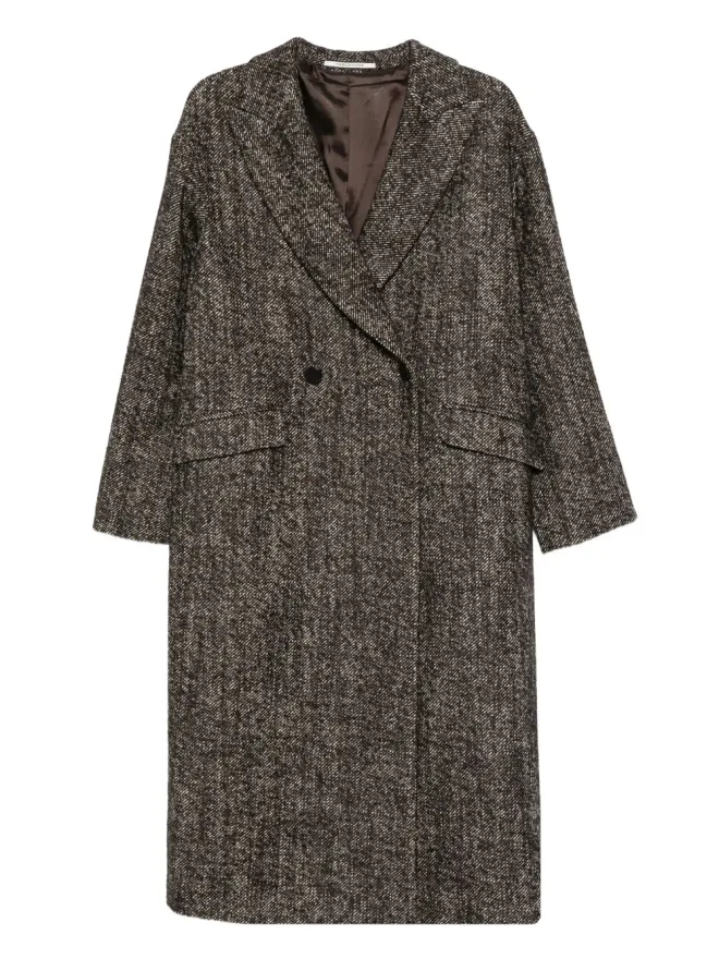 Tagliatore Tagliatore Linden ダブルブレスト コート - ブラウンの商品画像