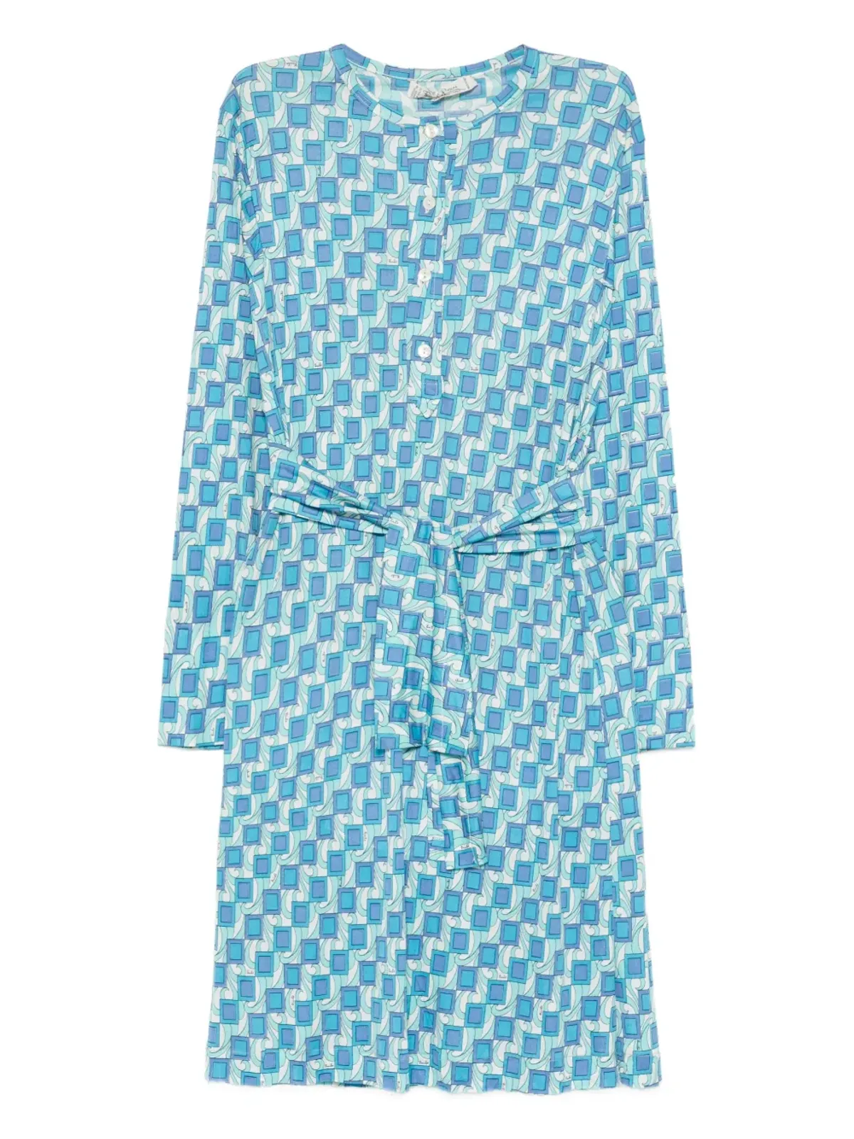 PUCCI ビンテージ 1960年代シルクドレス ブルー - 画像1