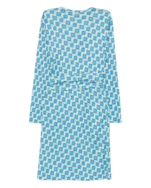 PUCCI ビンテージ 1960年代シルクドレス ブルー - サムネイル2