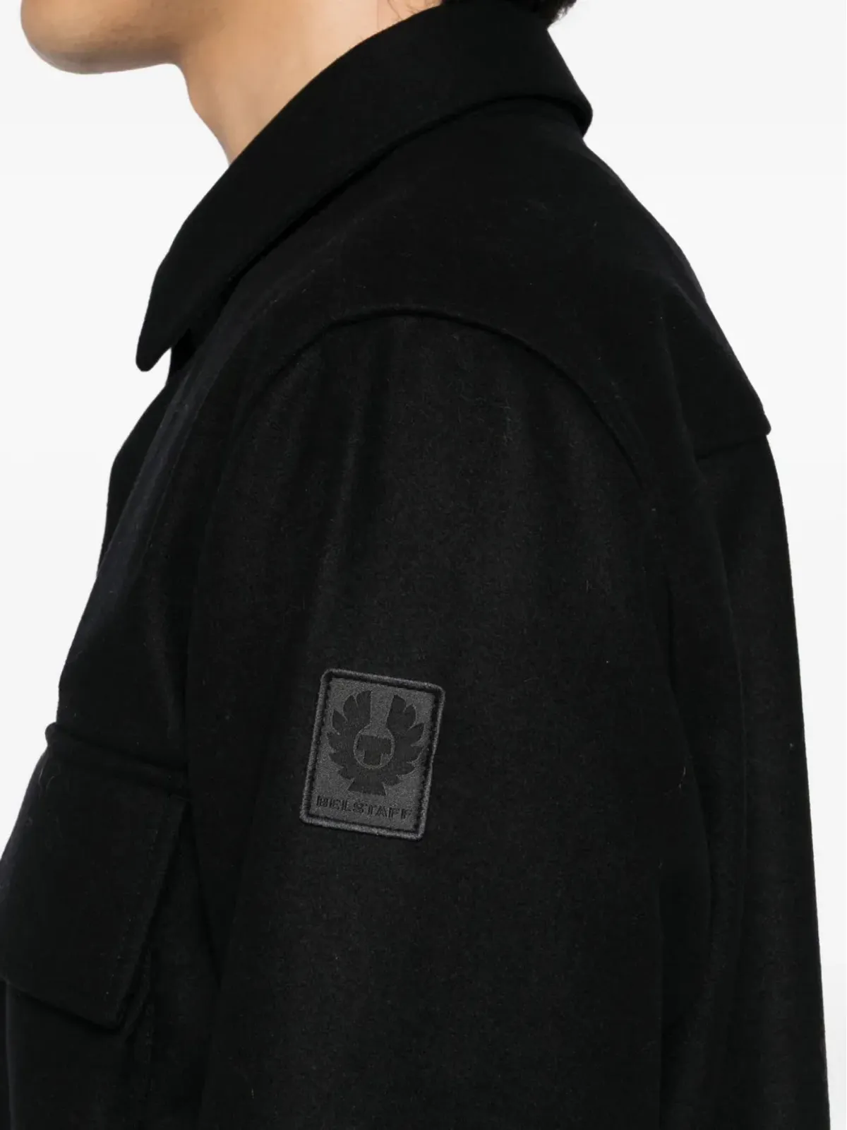 Belstaff ロゴパッチ付きジャケット - 画像5