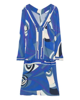 PUCCI Pre-Owned 2000s ジオメトリックプリント ドレス - サムネイル1
