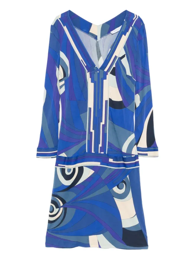 PUCCI Pre-Owned PUCCI Pre-Owned 2000s ジオメトリックプリント ドレスの商品画像