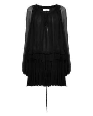 Chloé 長袖ミニドレス - ブラック - サムネイル1