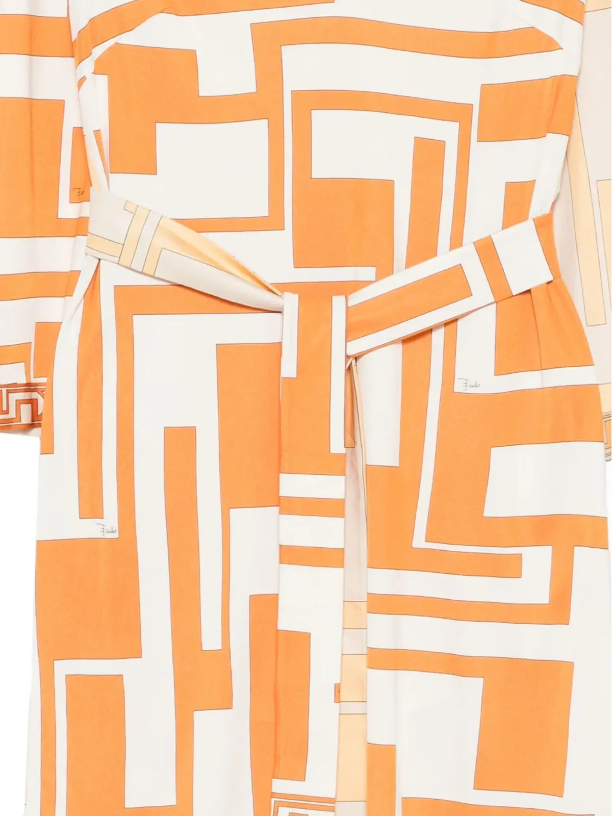 PUCCI Pre-Owned シルクドレス ホワイト - 画像3