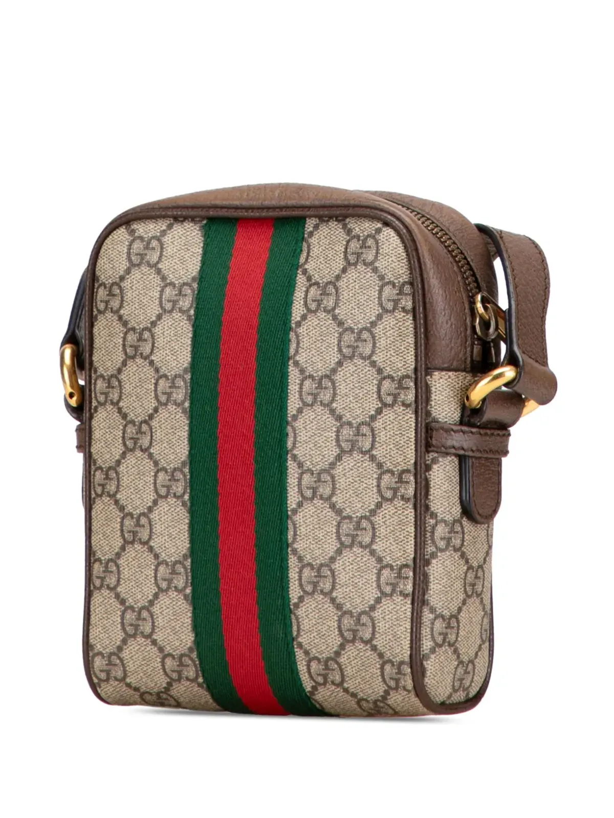 Gucci ビンテージ ミニGGスプリーム オフィディア クロスボディバッグ - ブラウン - 画像3