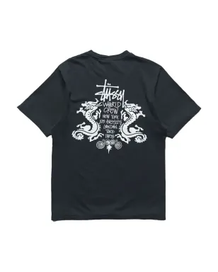 Stüssy ドラゴン刺繍入りTシャツ - サムネイル2