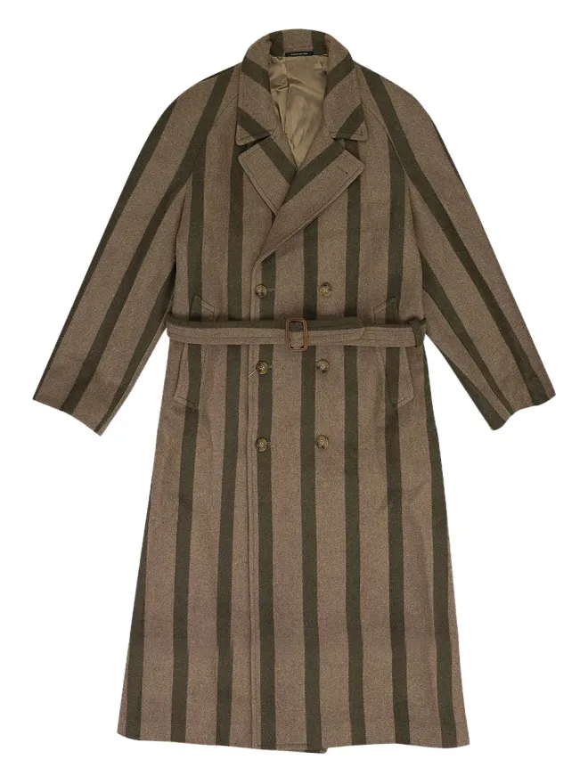 Aimé Leon Dore Aimé Leon Dore ダブルブレストストライプウールコートの商品画像