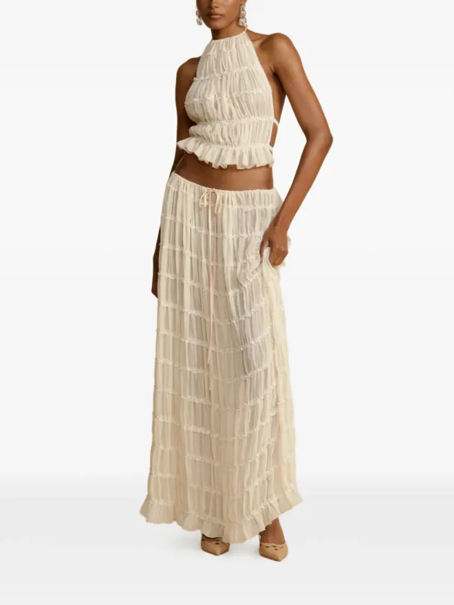 Arcina Ori ARCINA ORI ジュリエット・ルシュド・ホルターネック・トップの商品画像