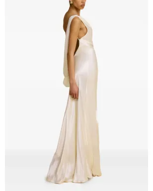 ARCINA ORI ヘレナ アシンメトリック ガウン ドレス - サムネイル3