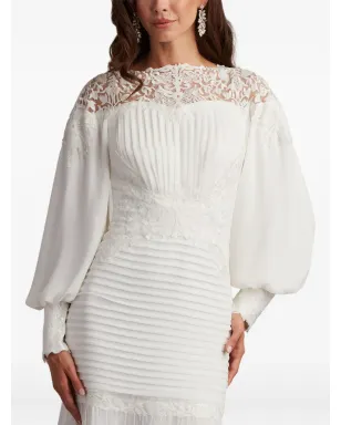 Tadashi Shoji Silverado レースプリーツドレス - サムネイル1