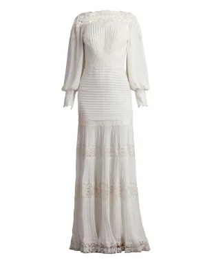 Tadashi Shoji Silverado レースプリーツドレス - サムネイル5