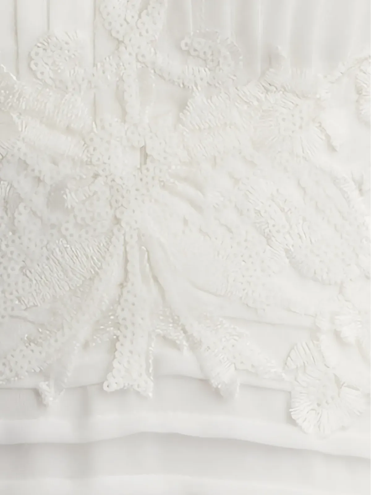 Tadashi Shoji Silverado レースプリーツドレス - 画像4