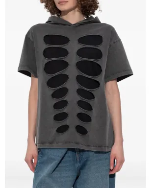 AVAVAV カットアウトフード付きTシャツ - サムネイル3