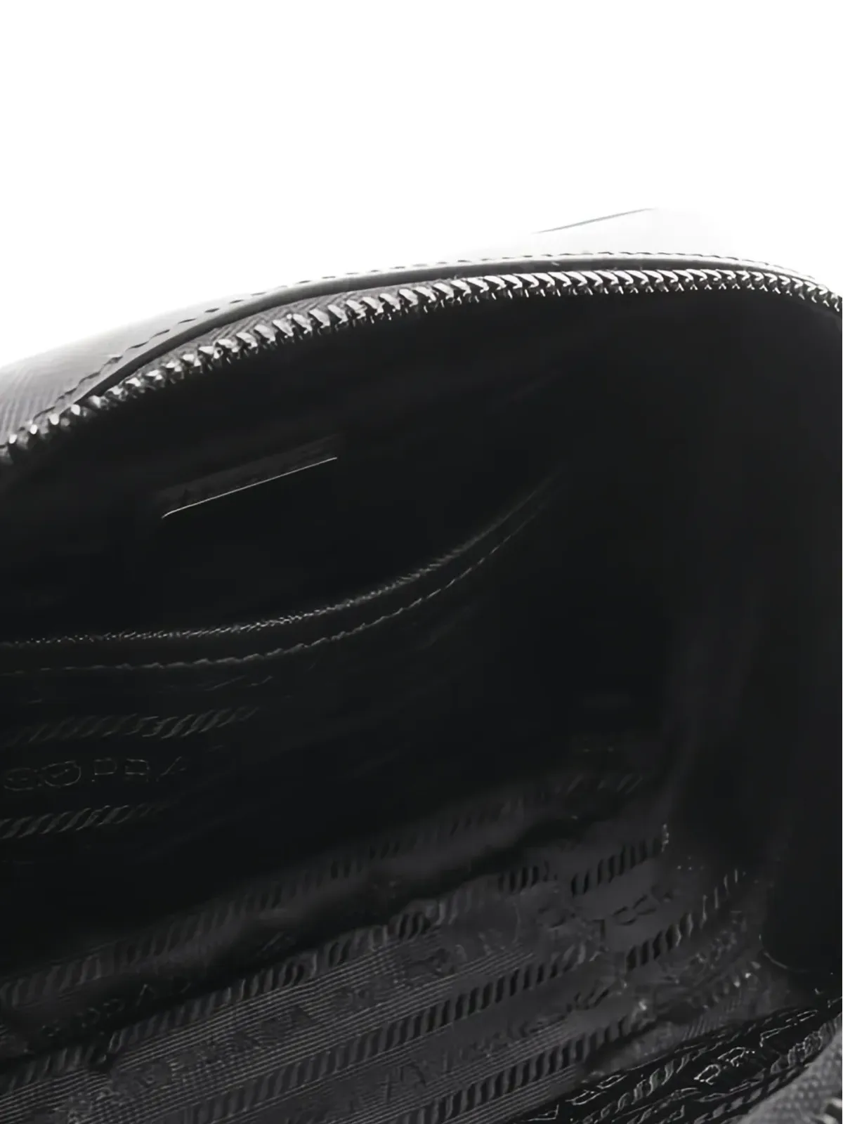 ビンテージ Prada 2020 ブリック ナイロン ショルダーバッグ ブラック - 画像3