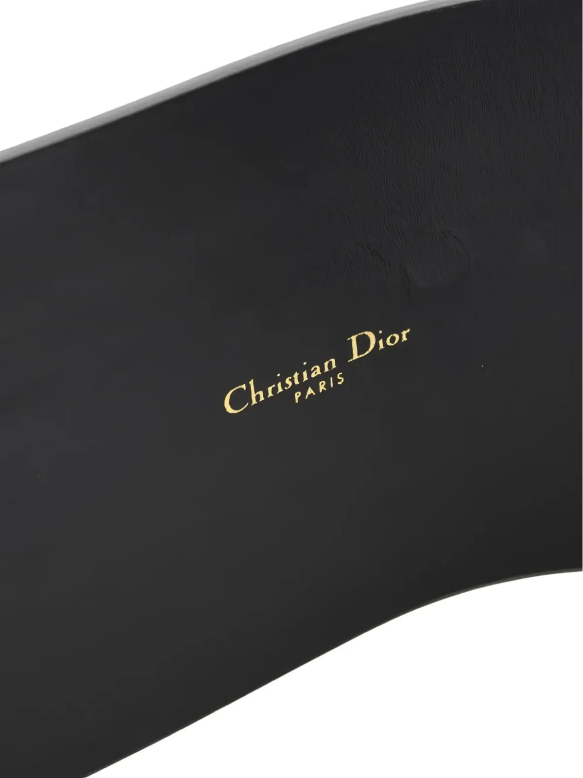 Christian Dior ビンテージ 2020年代 ダブルバックル レザー ウエストベルト - 画像4