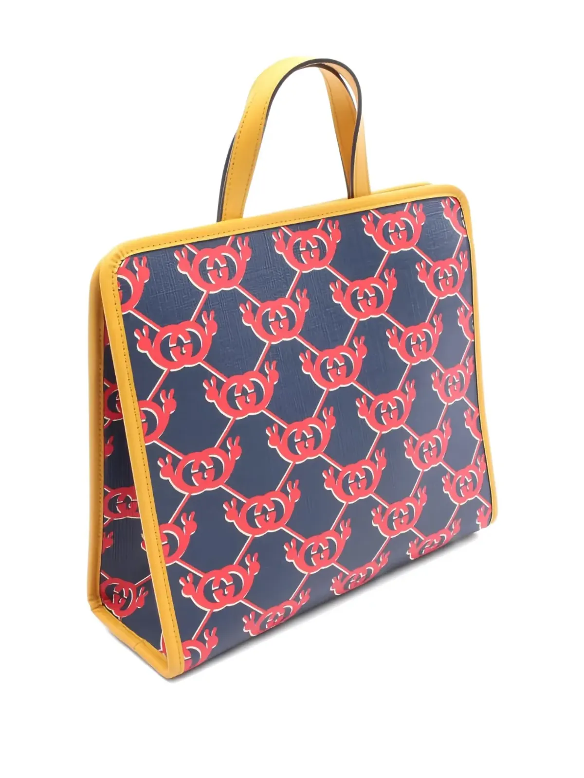 Gucci ビンテージ 2010年代 スネイル柄 ハンドバッグ ブルー - 画像2