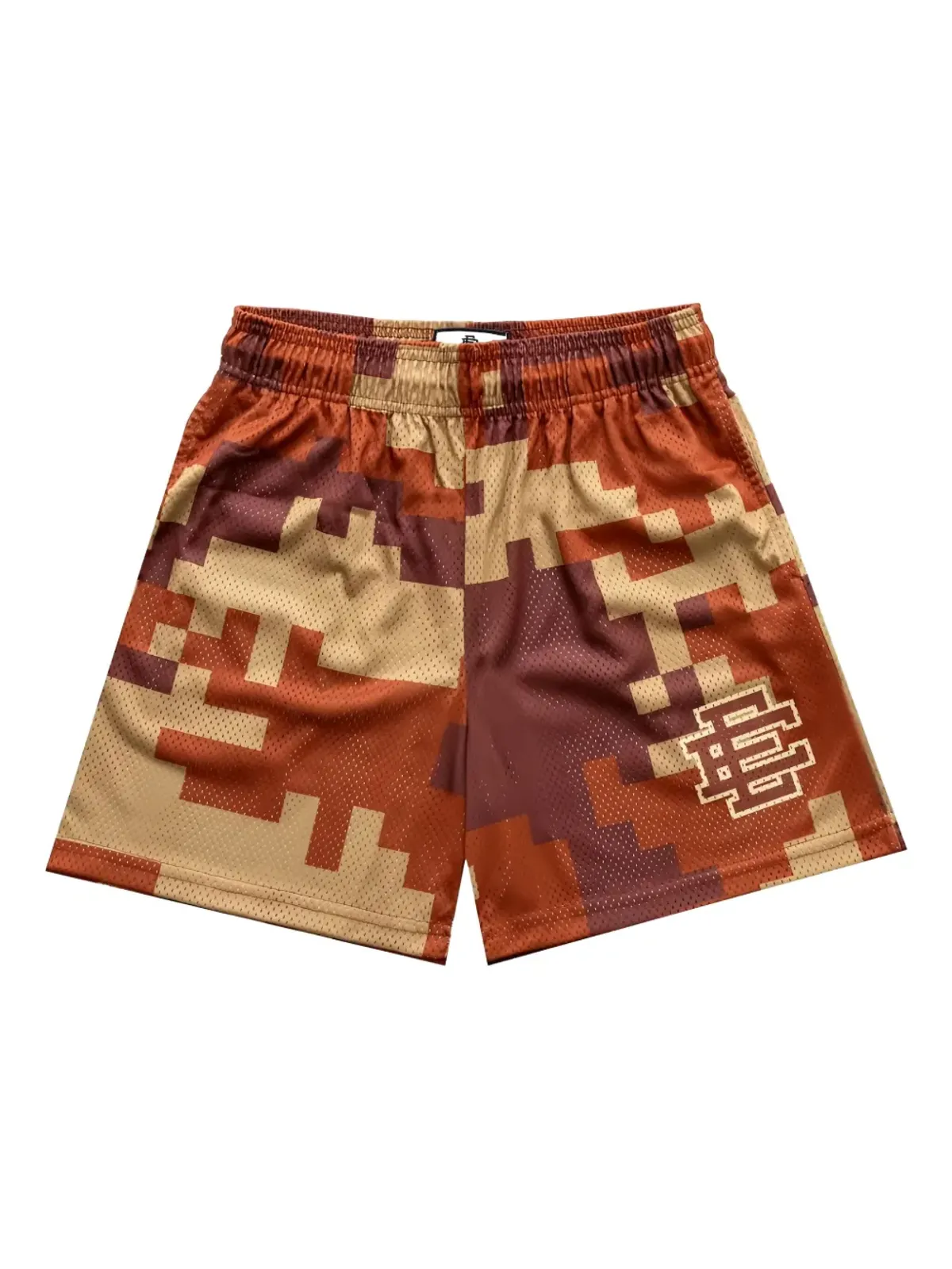 ERIC EMANUEL EE digi camo shorts - Brown - 画像1