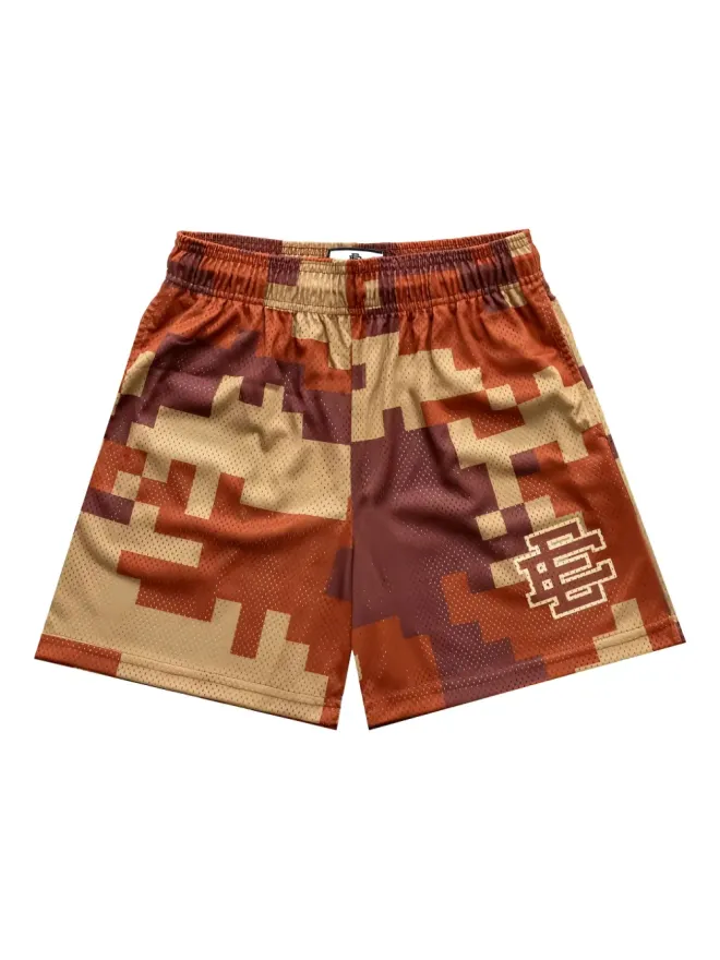 ERIC EMANUEL ERIC EMANUEL EE digi camo shorts - Brownの商品画像