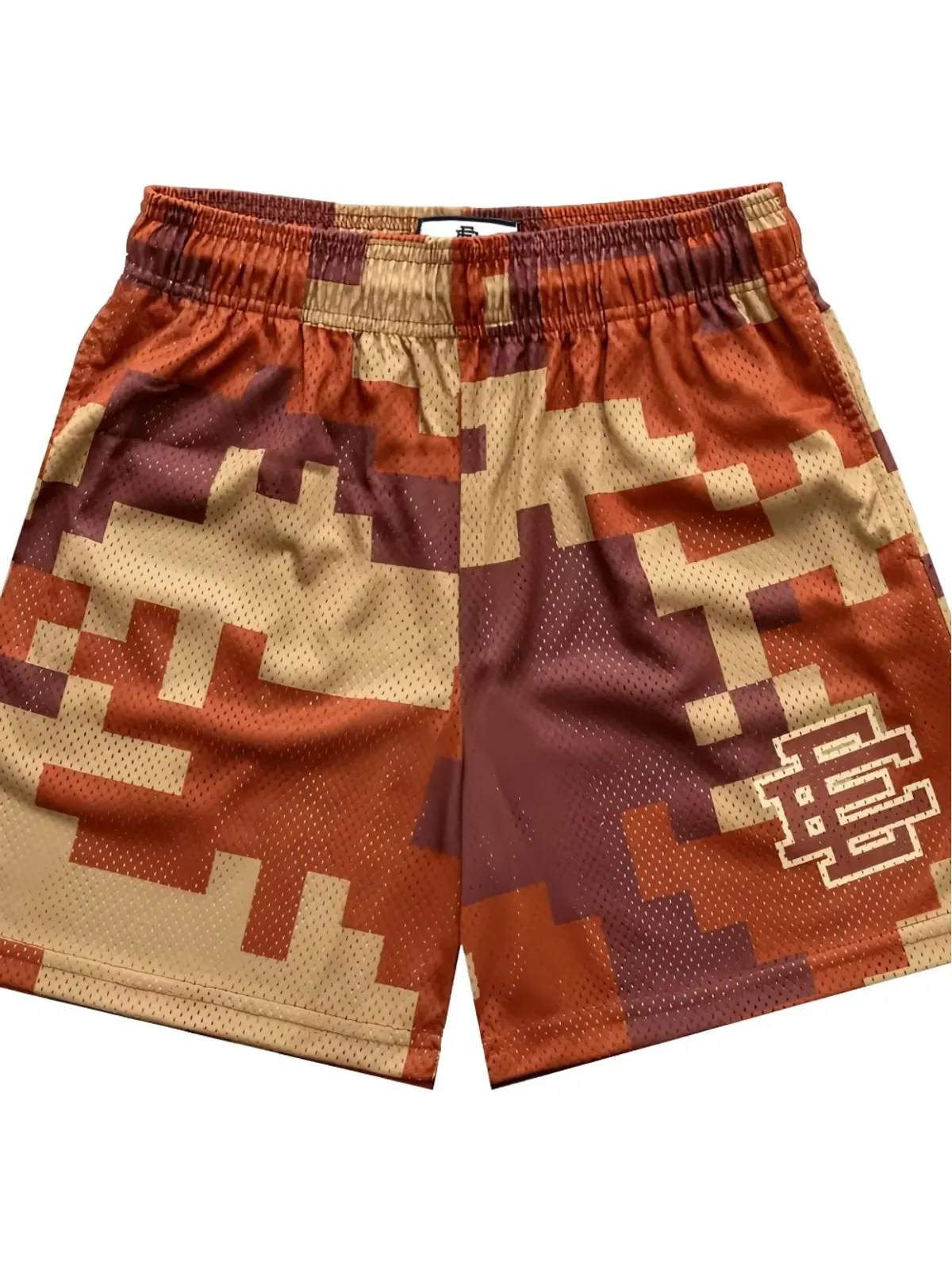 ERIC EMANUEL EE digi camo shorts - Brown - 画像2