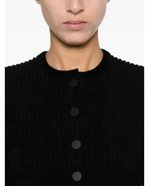 Emporio Armani ボタン留めテクスチャードジャケット - ブラック - サムネイル5