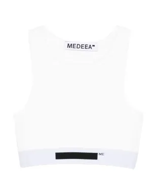 MEDEEA ロゴディテール クロップトップ - サムネイル1