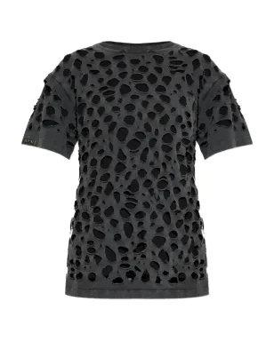 AVAVAV ディストレスドショートスリーブTシャツ - グレー - サムネイル5