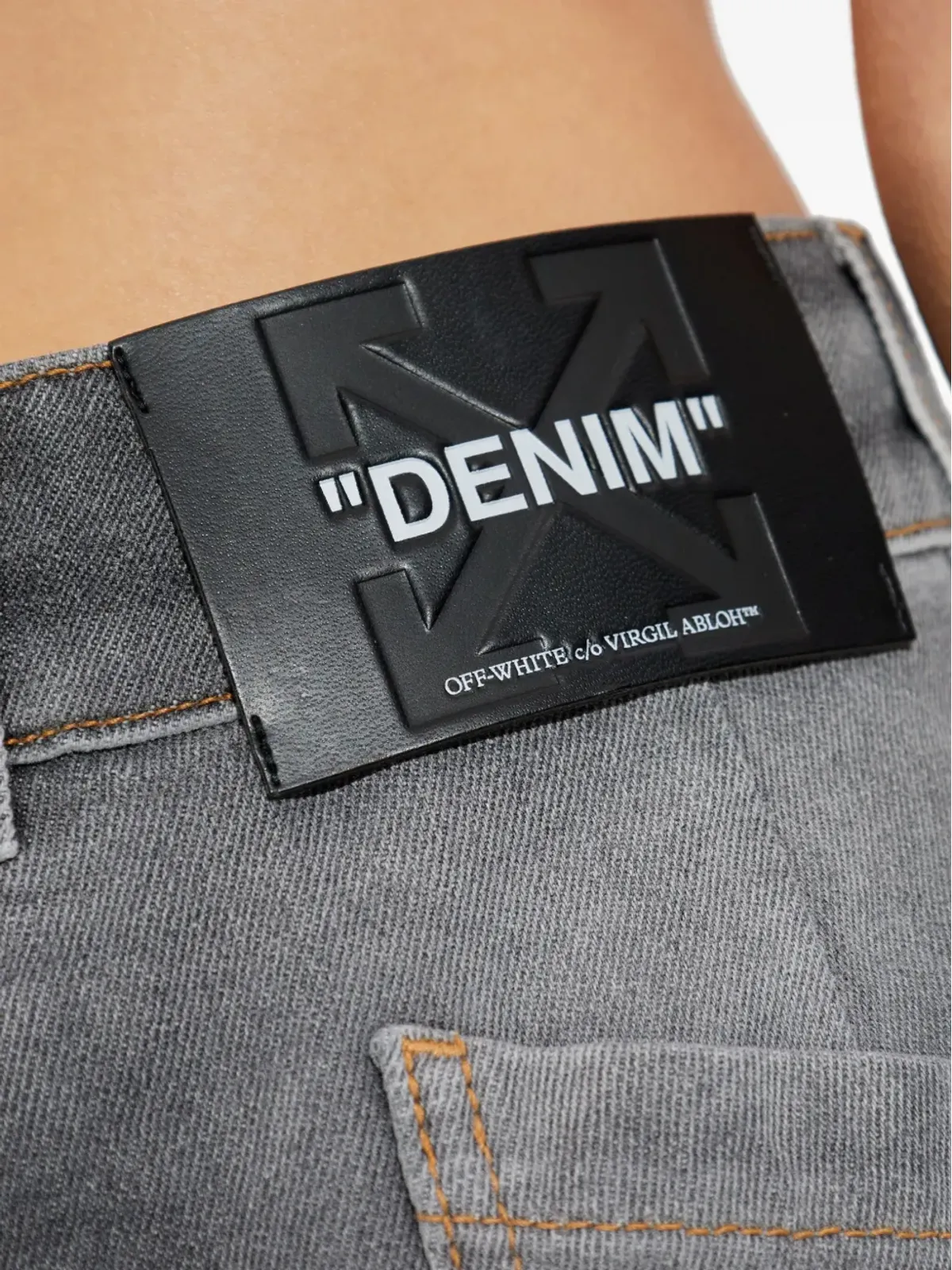 Off-White カーゴポケットジーンズ - グレー - 画像5