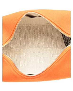 Hermès Pre-Owned 2020-2025 小型キャンバス Bride A Brac Case バニティバッグ オレンジ - サムネイル5