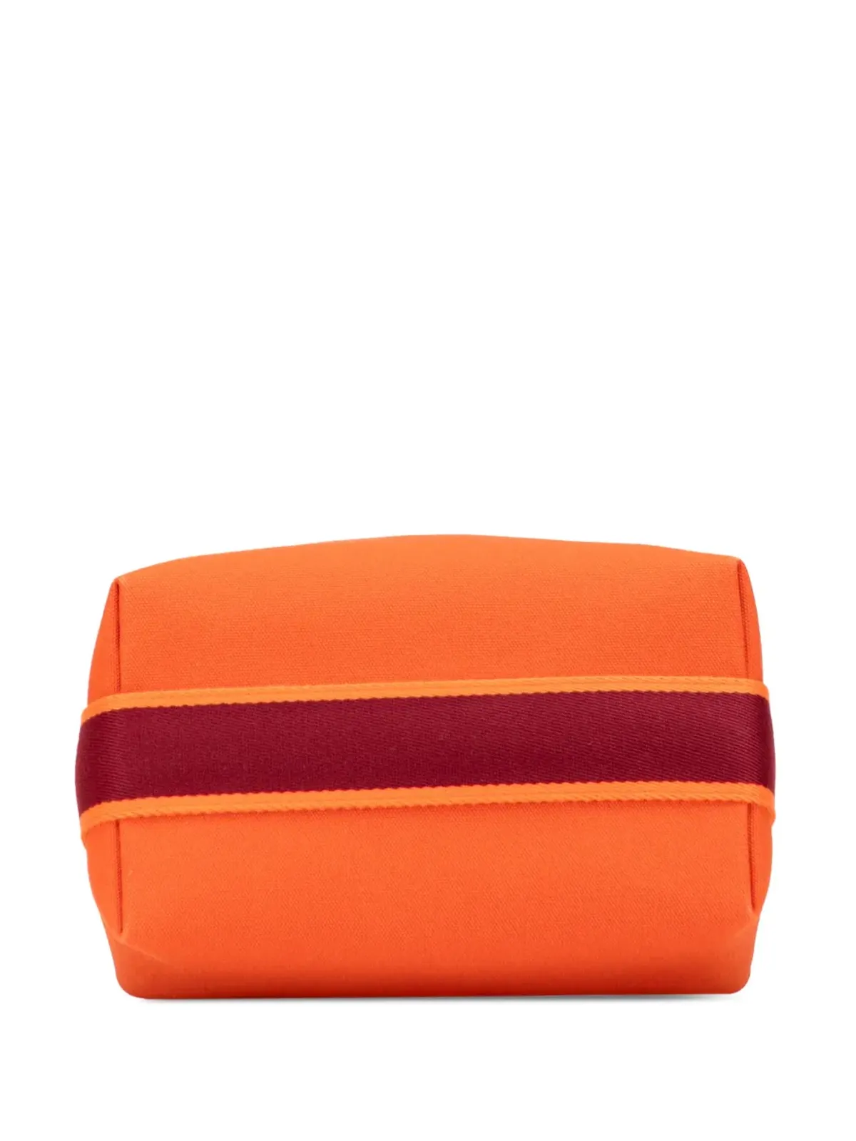 Hermès Pre-Owned 2020-2025 小型キャンバス Bride A Brac Case バニティバッグ オレンジ - 画像4