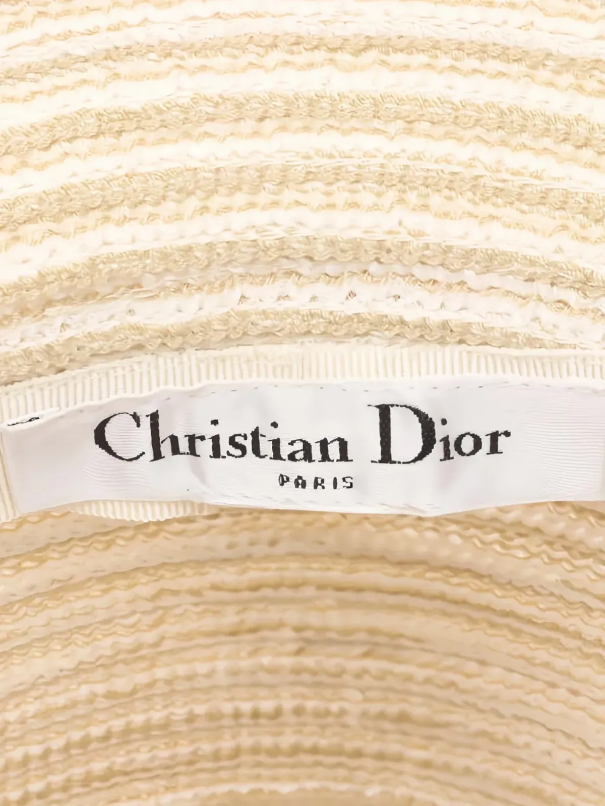 Christian Dior ビンテージ プリンセスバー サンハット - 画像3