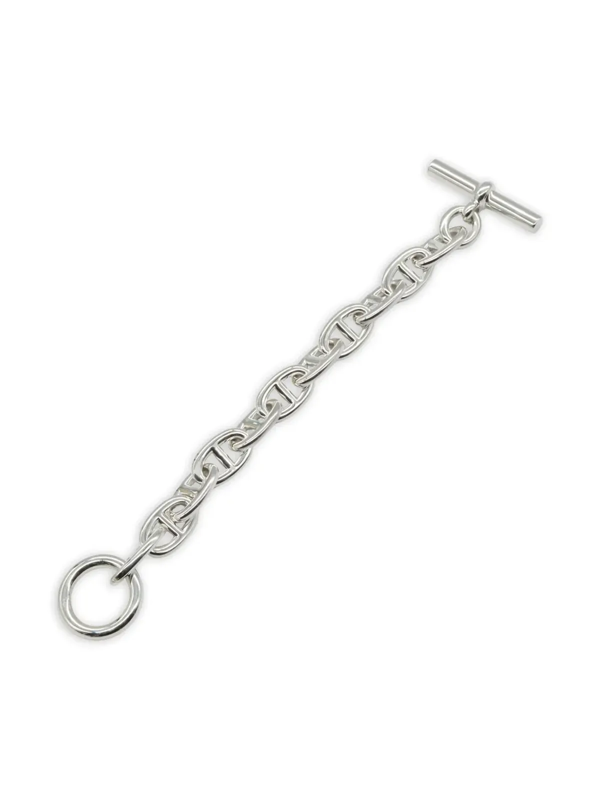 Hermès ビンテージ Chaîne d'Ancre TGM ブレスレット - シルバー - 画像2