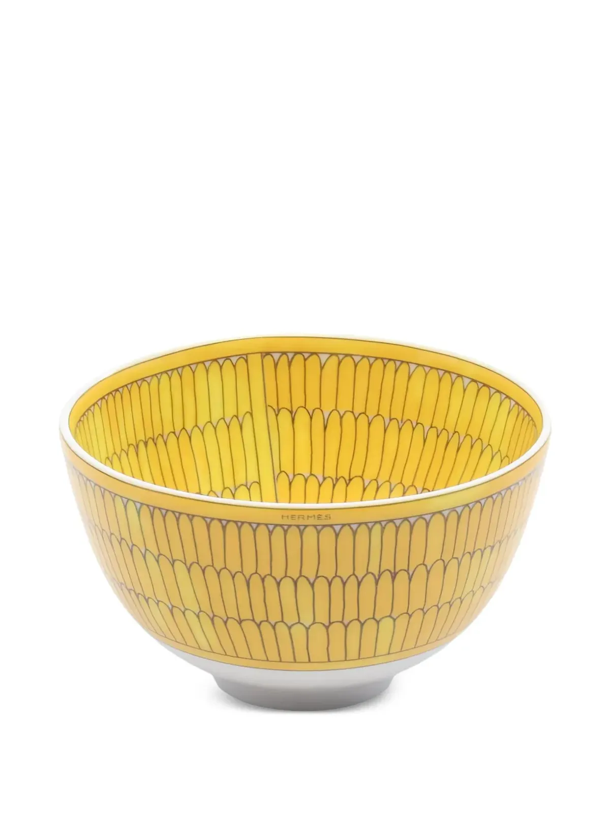 Hermès ビンテージ 2020年代 Soleil D'Hermès テーブルウェア ボウル イエロー - 画像3