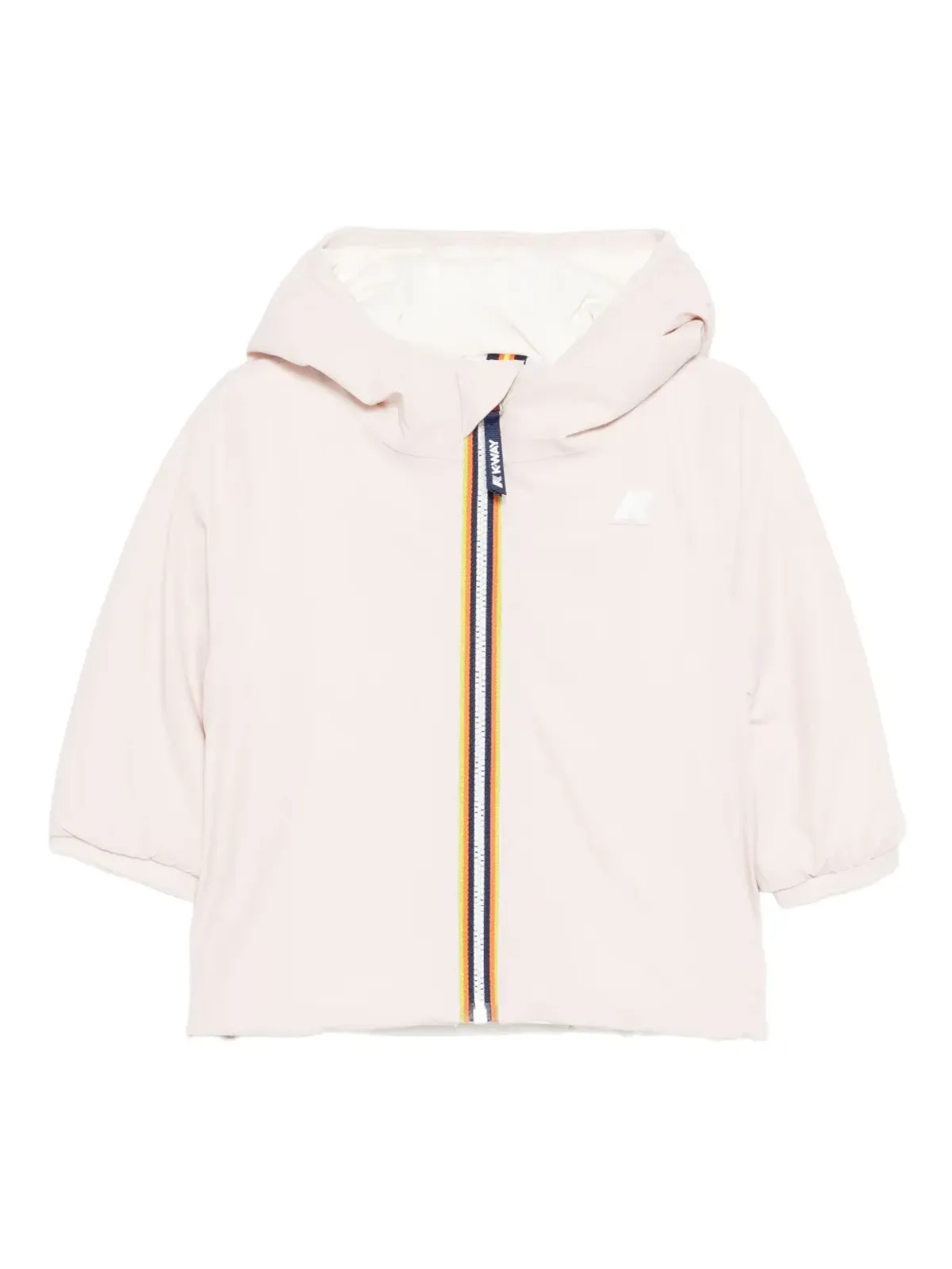 K Way Kids Jacques hooded jacket - Pink - 画像1