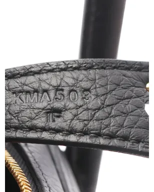 ビンテージ Hermès Lindy 26 レザー ショルダーバッグ - ブラック - サムネイル3