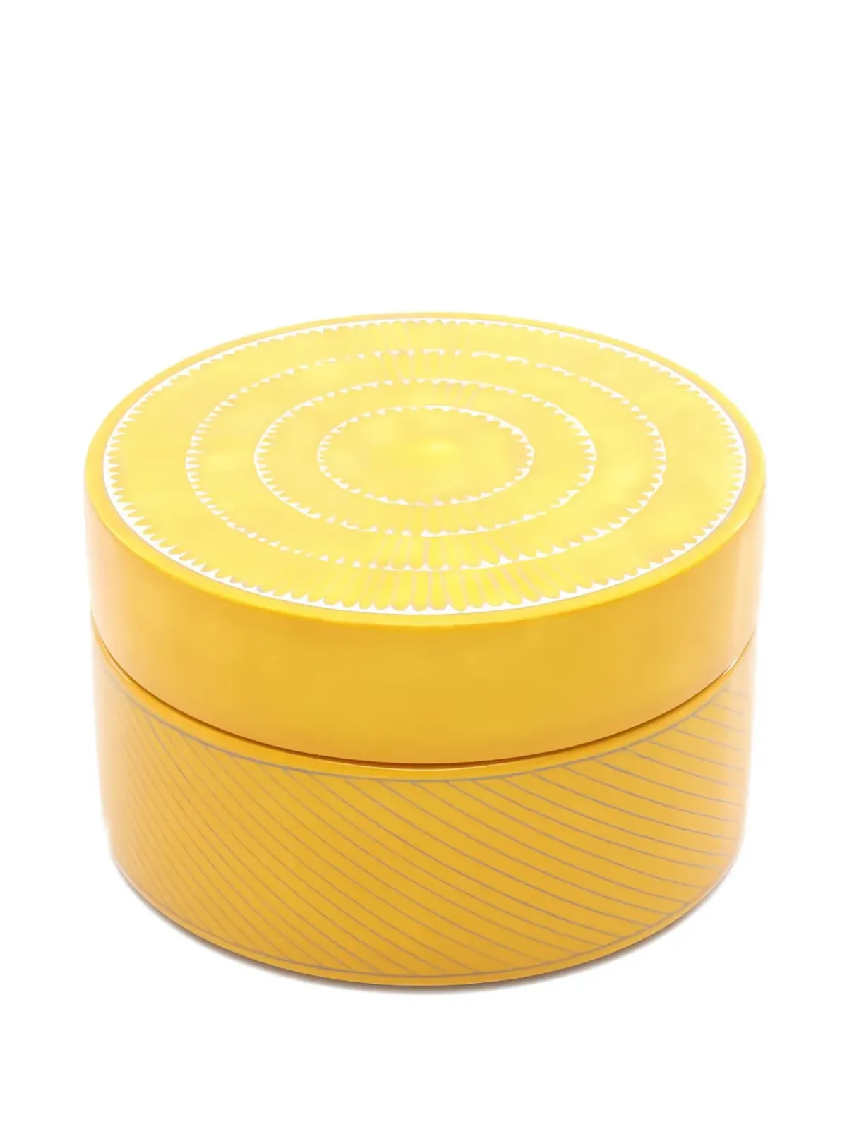 ビンテージ Hermès Soleil d'Hermès 漆塗りボックス - イエロー - 画像3